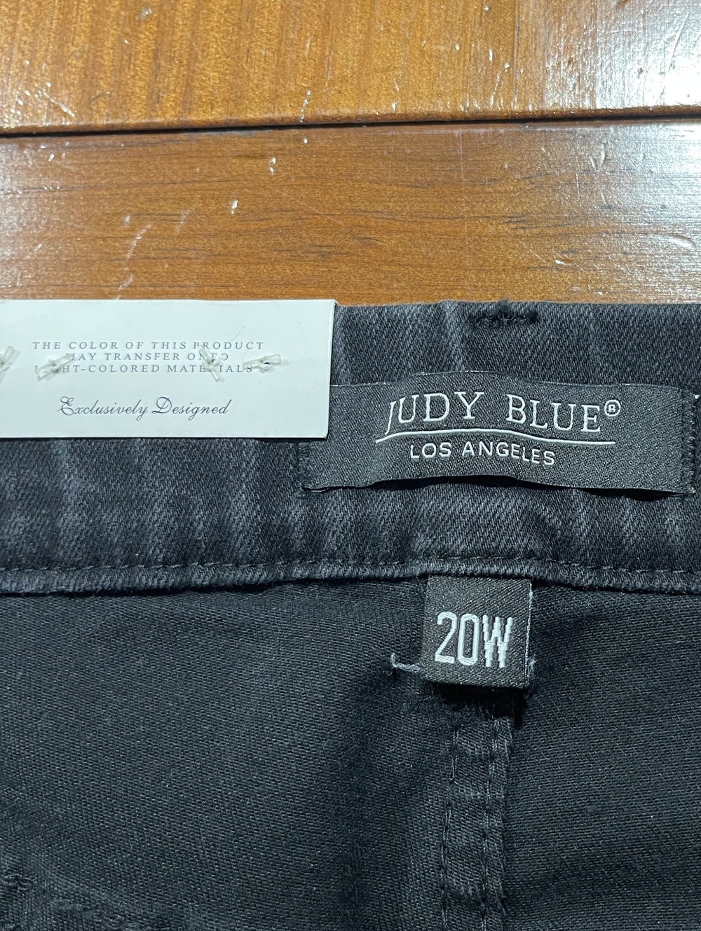 NWT Judy Blue Womens Black High Waisted Fringe Tassel Skinny Jeans Size 20W - Picture 5 of 5